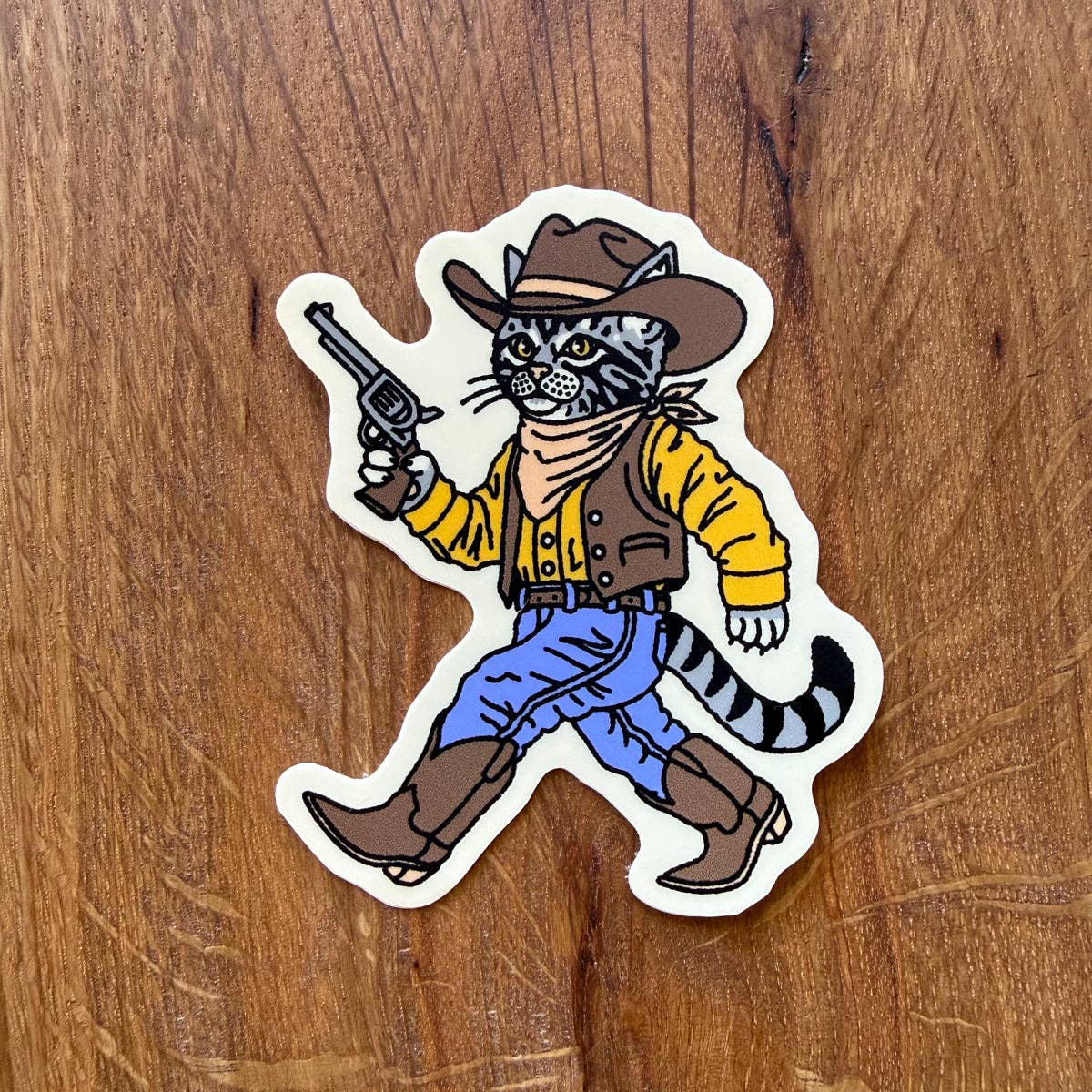 Gunslinger 3 Inch Matte Vinyl Sticker