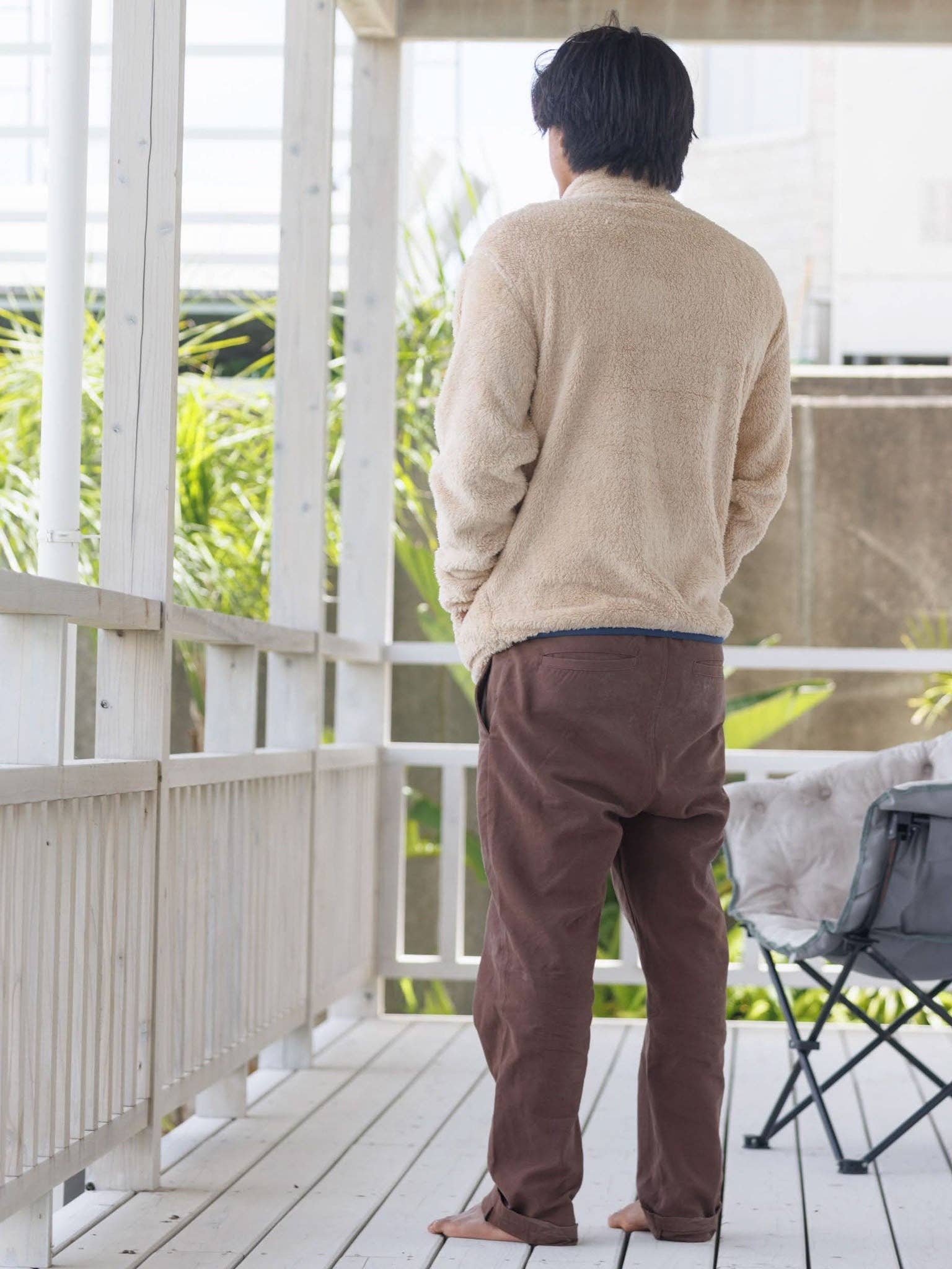 Mollusk- Shaggy Pullover in Natural