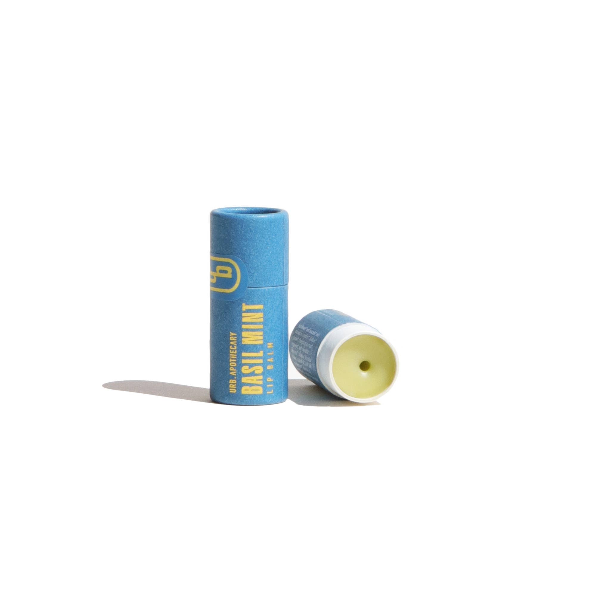 BASIL MINT HEALING LIP BALM IN BIODEGRADABLE TUBE