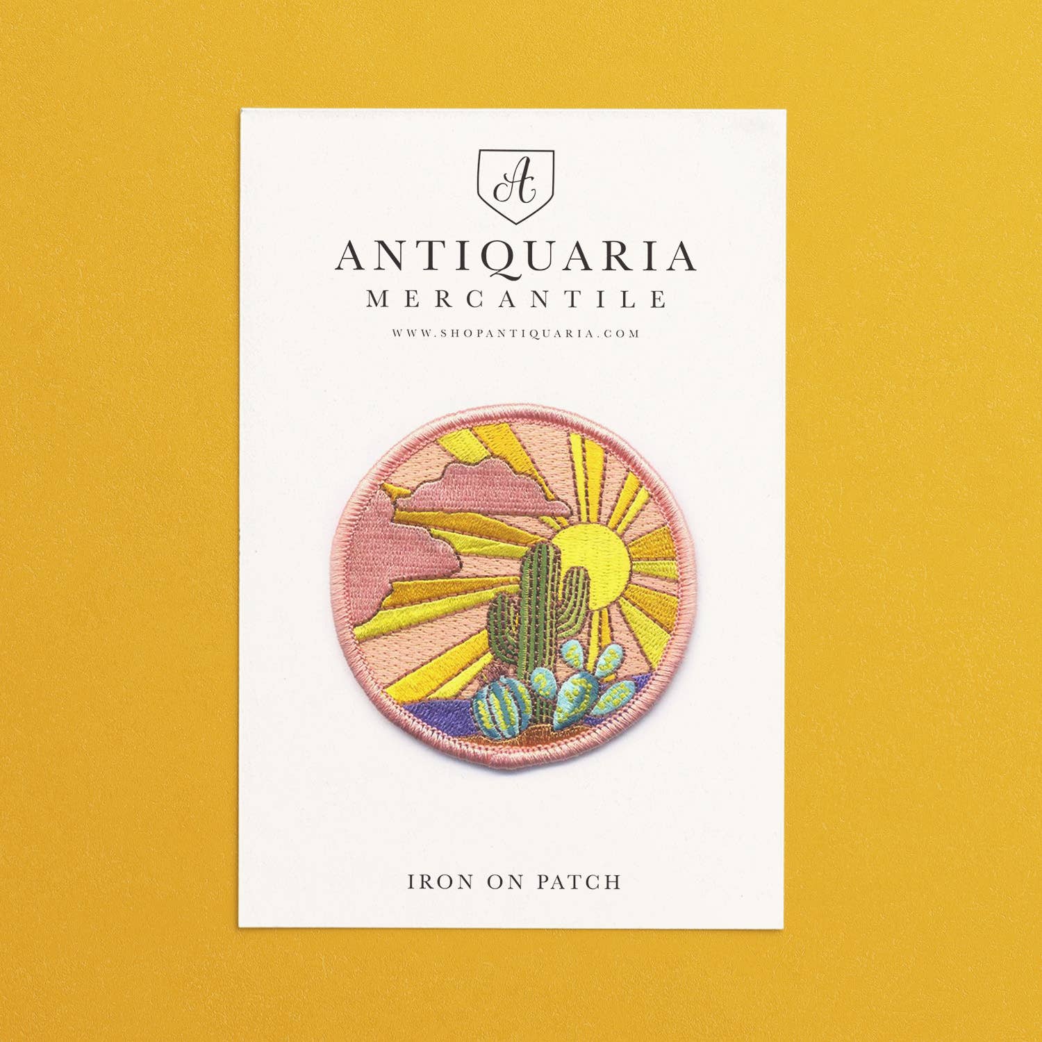 Cactus Sunset Embroidered Patch