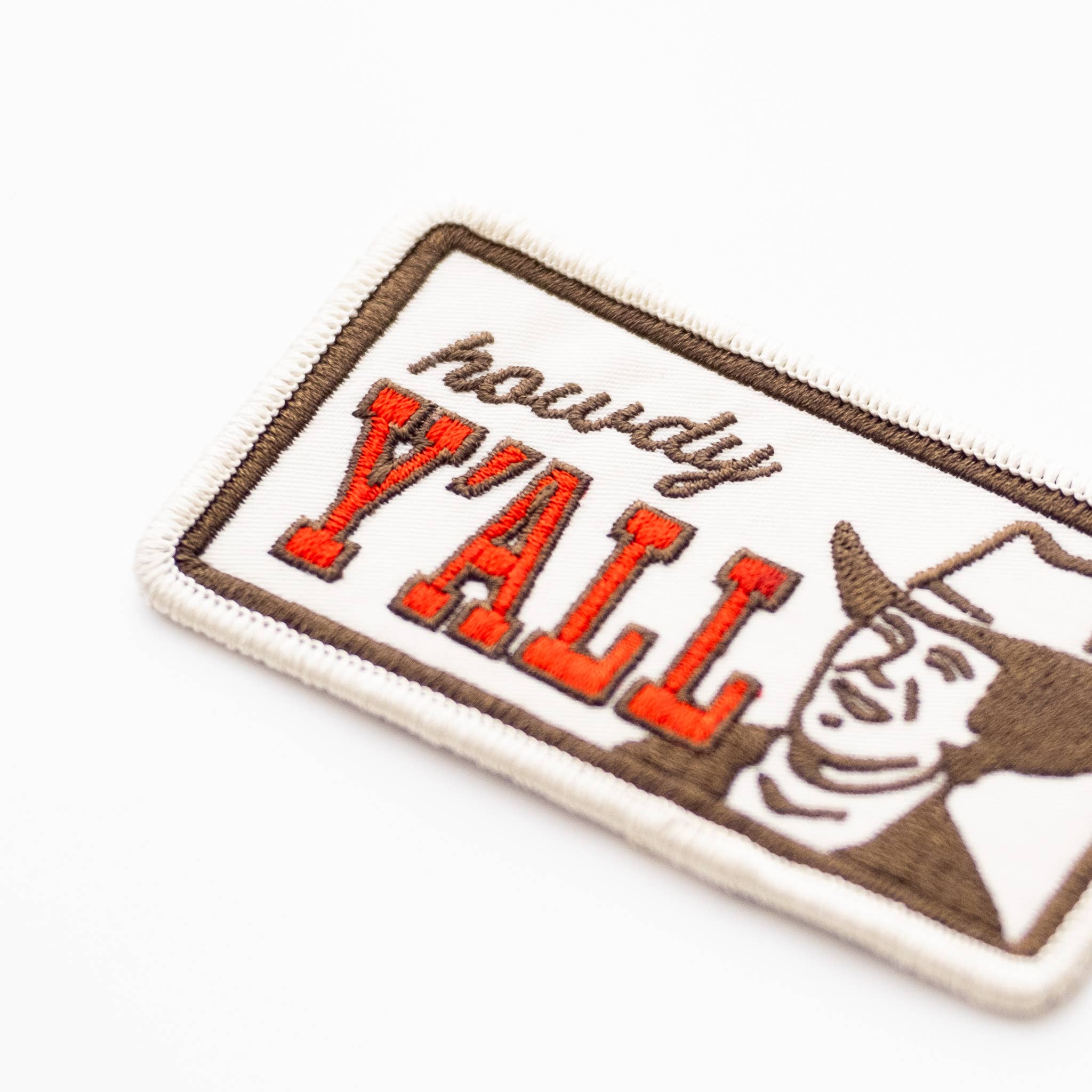 Howdy Y'all Embroidered Iron on Patch
