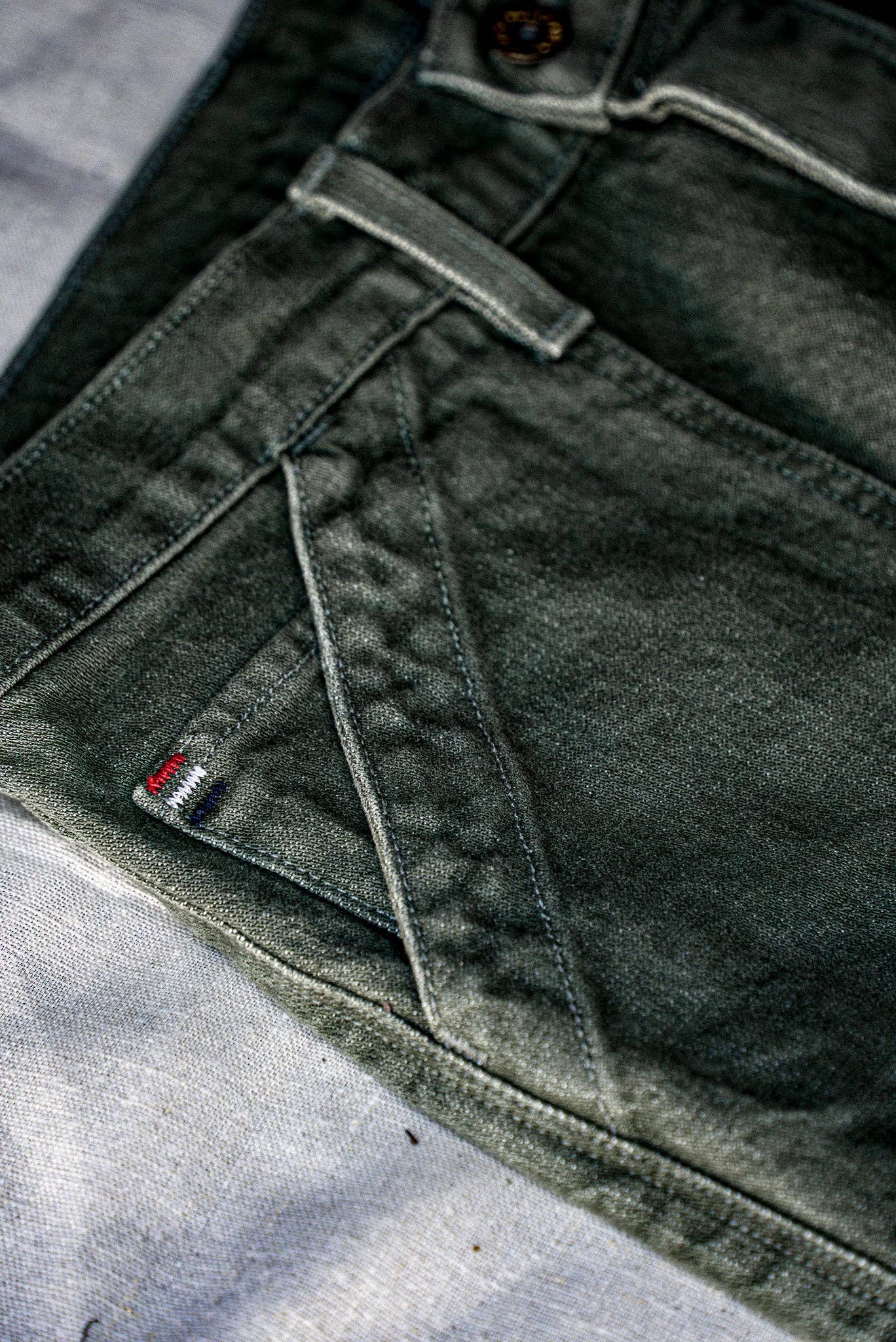 Scout Jean | Olive Denim Military Pant