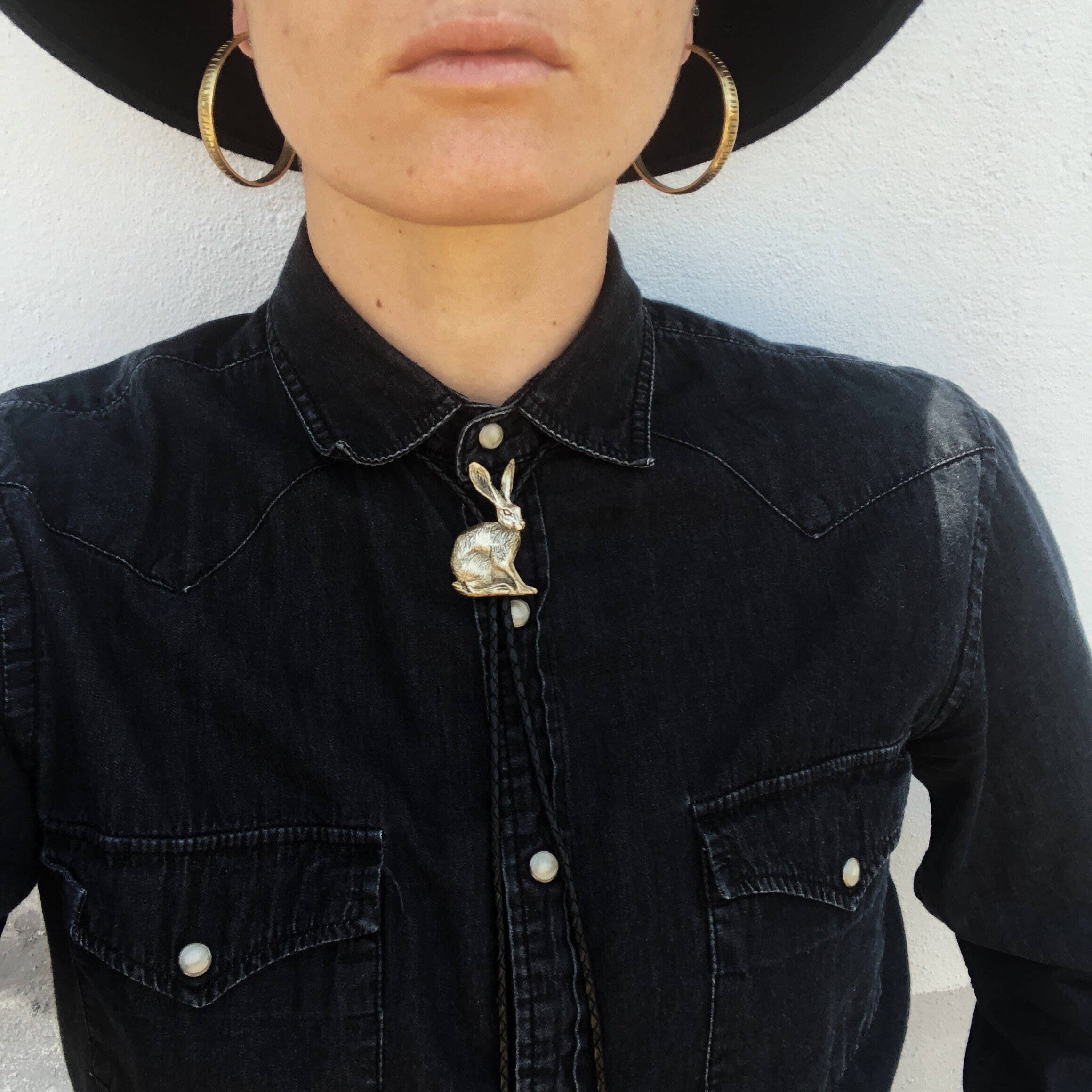 Jackrabbit Bolo Tie