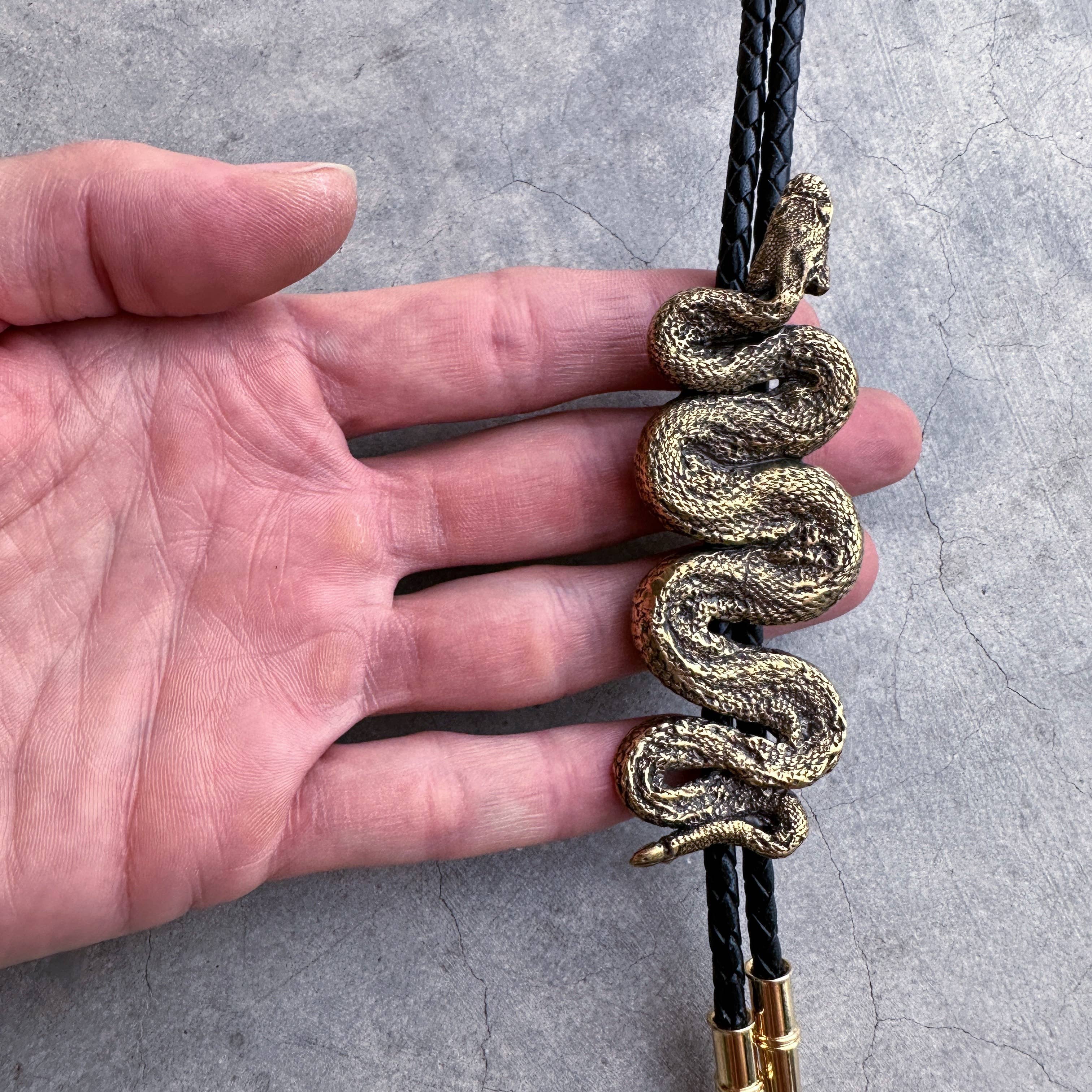 Rattlesnake Bolo Tie