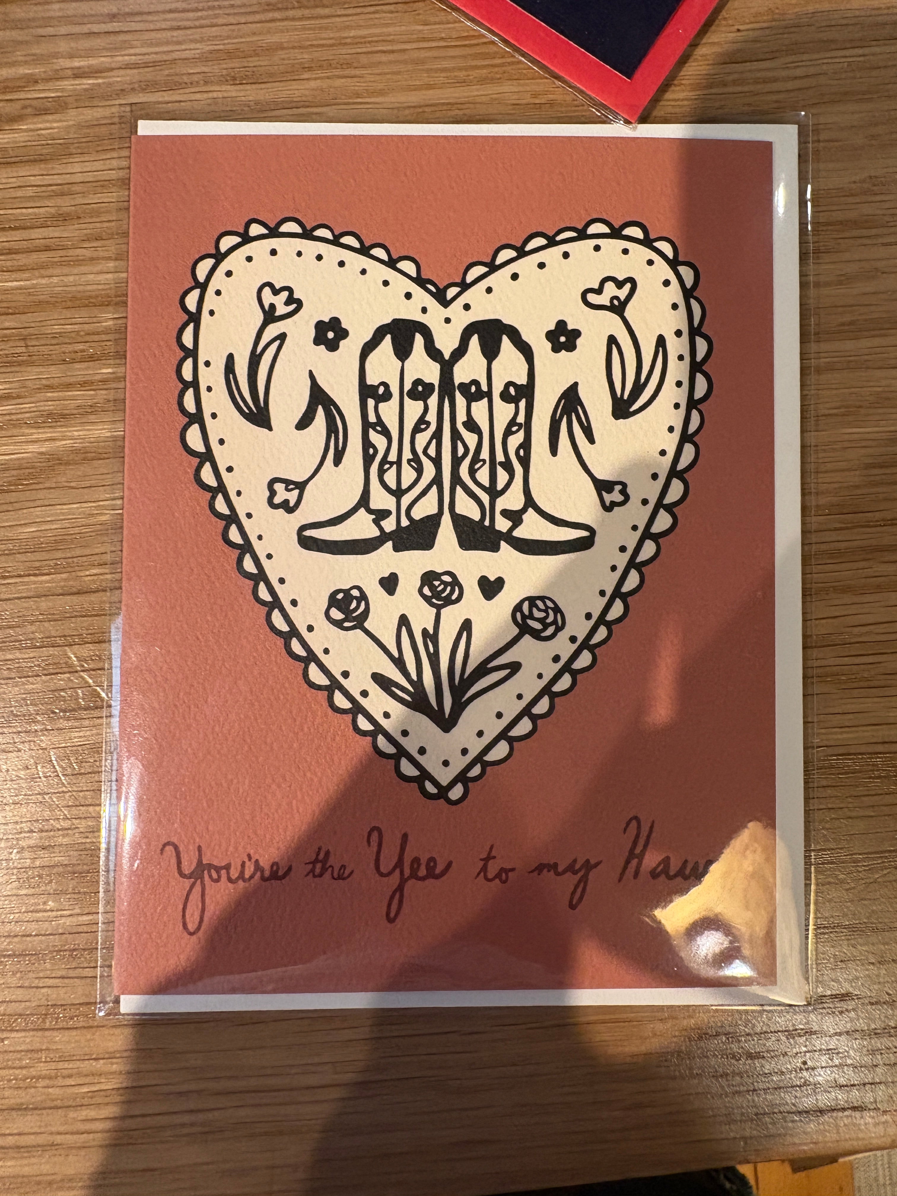 Yee to my Haw Card