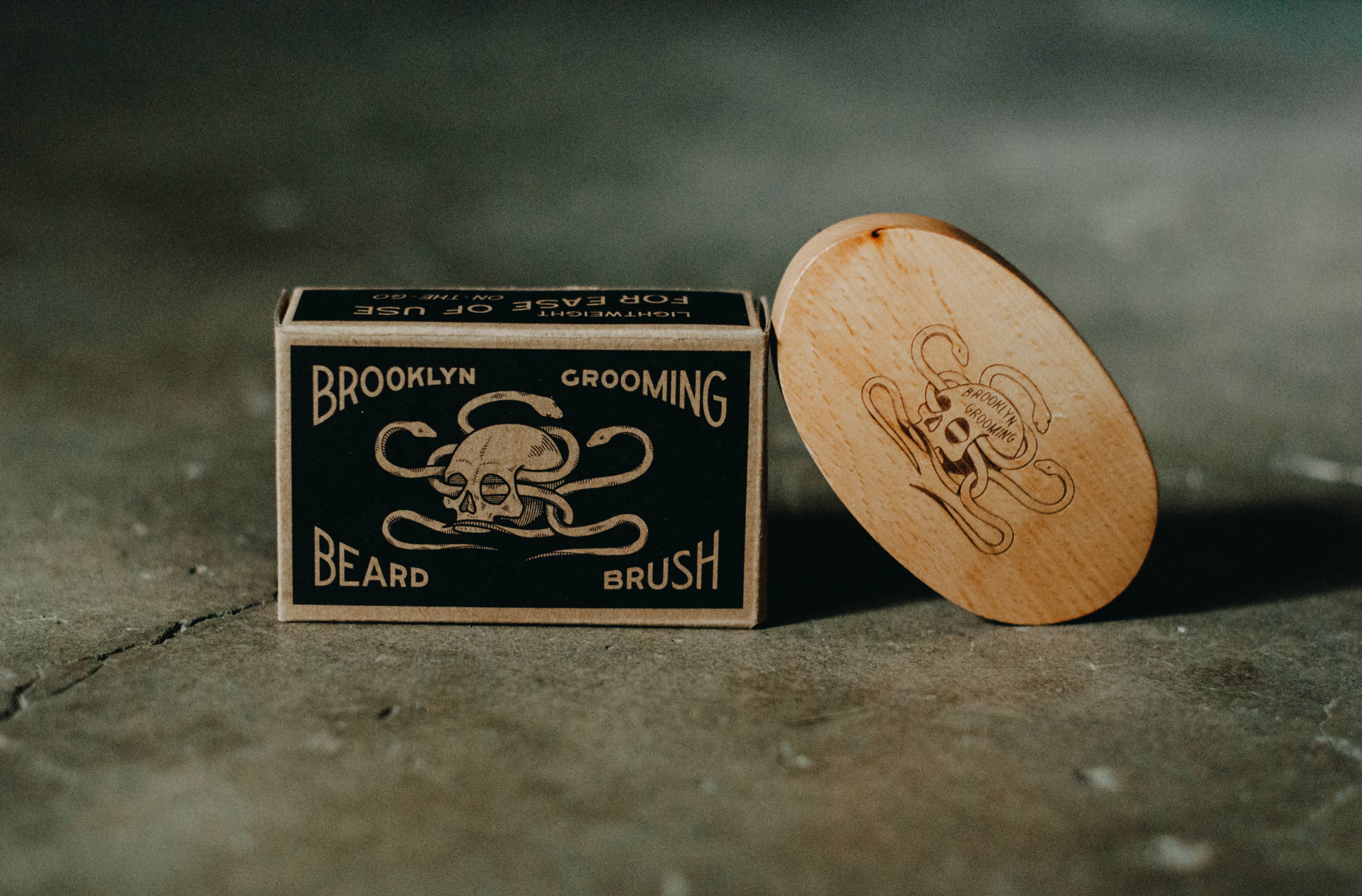 Beechwood and Boar bristle beard brush
