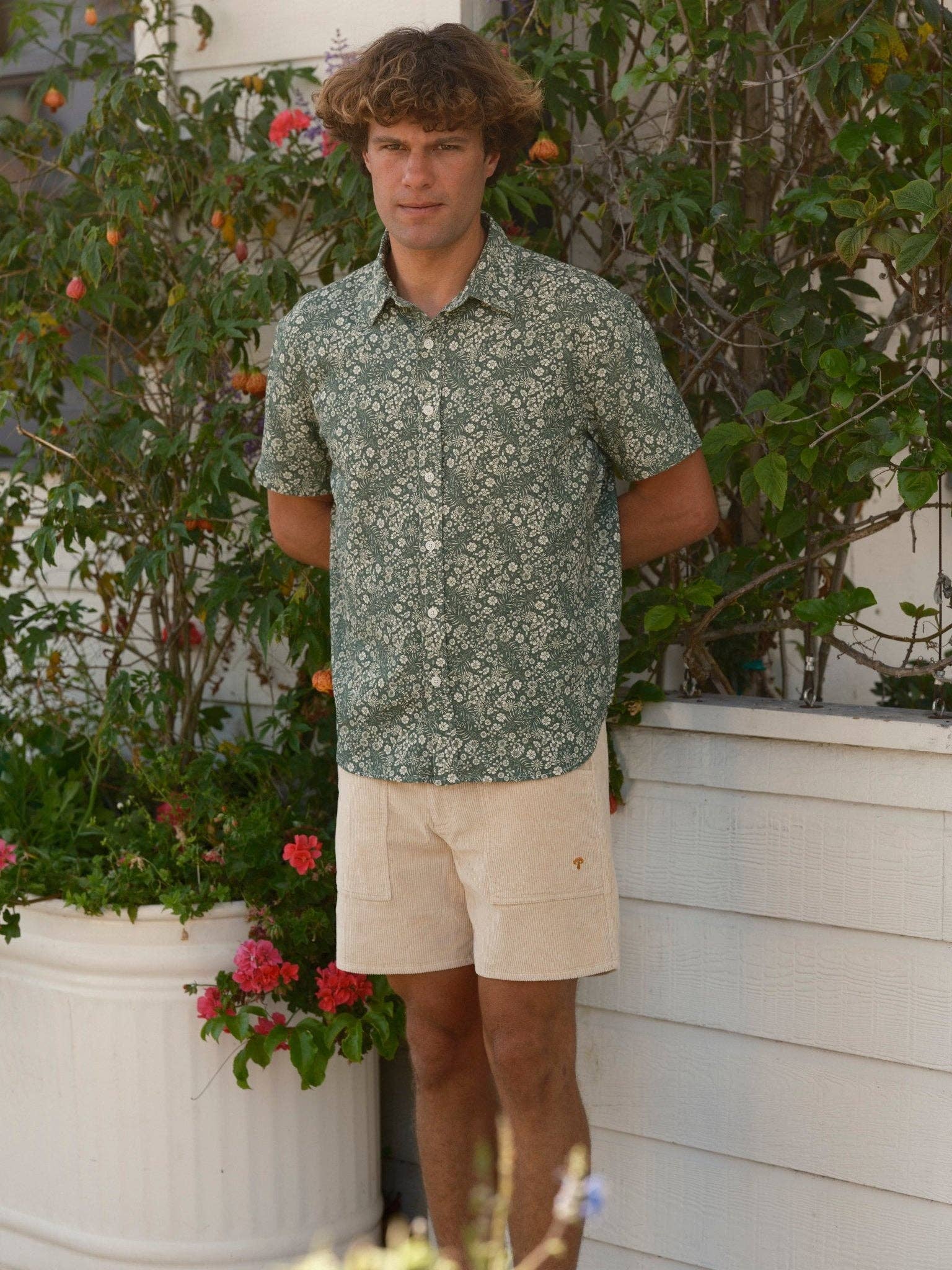 Mollusk Summer Shirt in Forest Meadow
