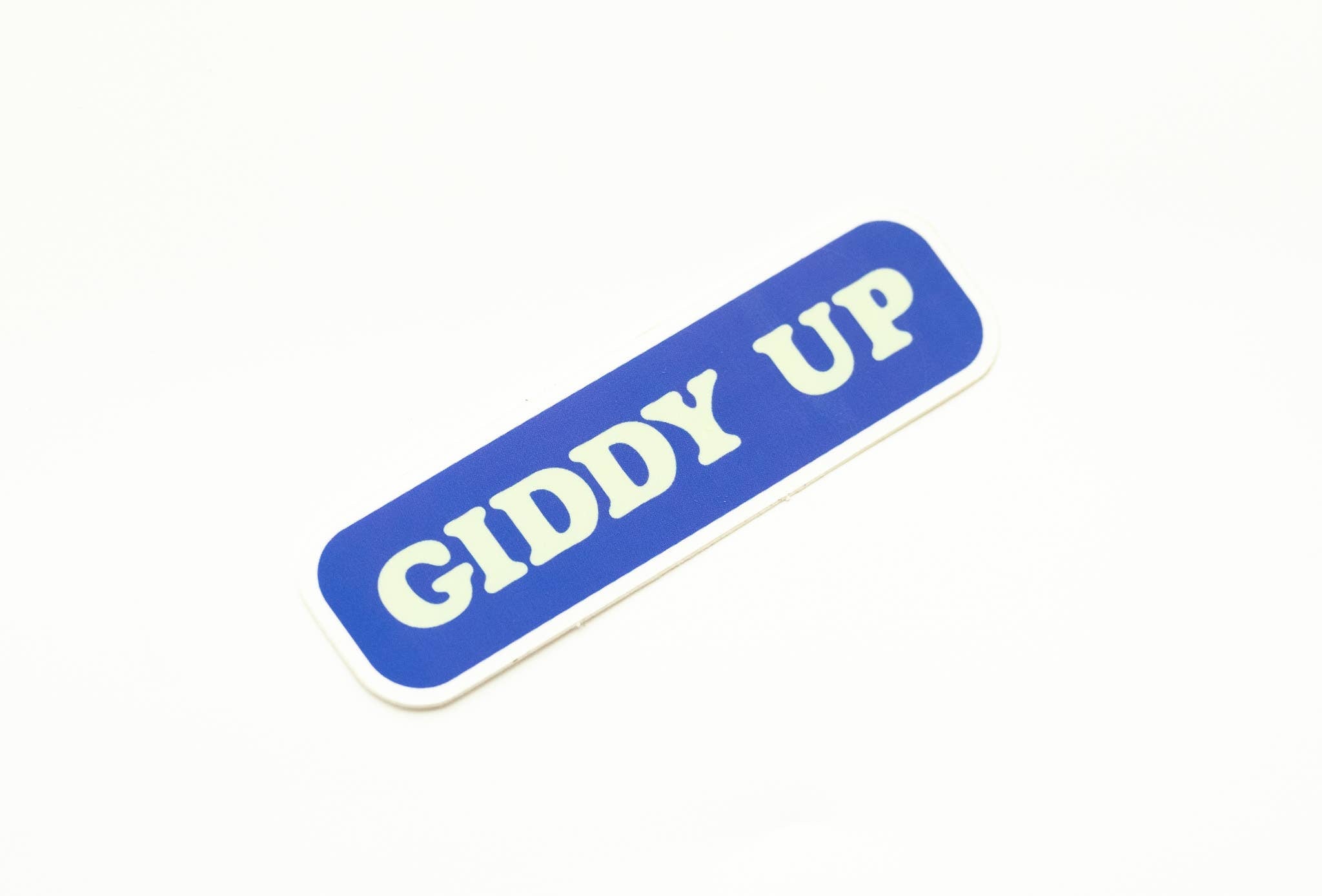 Giddy Up vinyl sticker