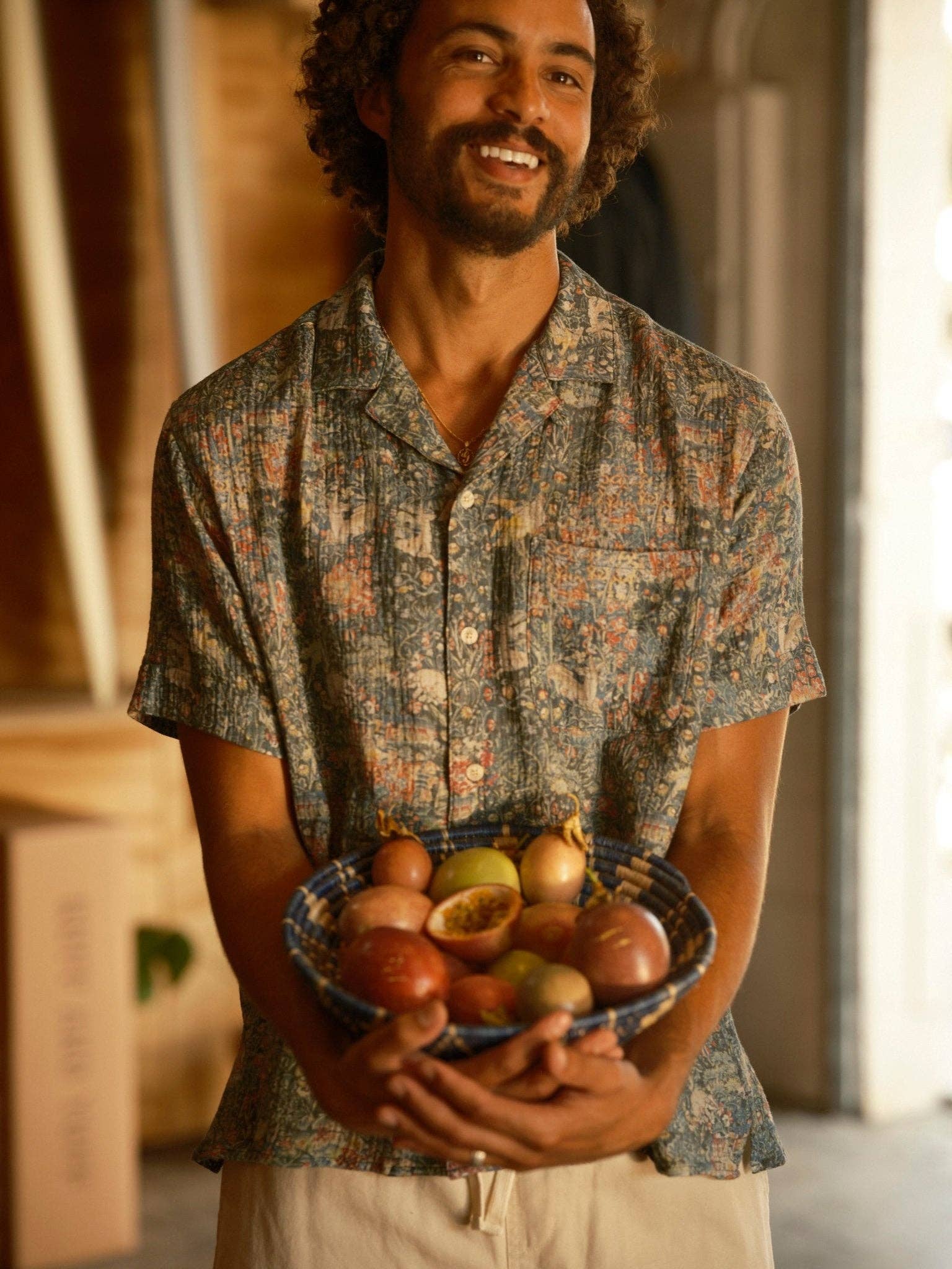 Mollusk- Cosmo Shirt in Tapestry