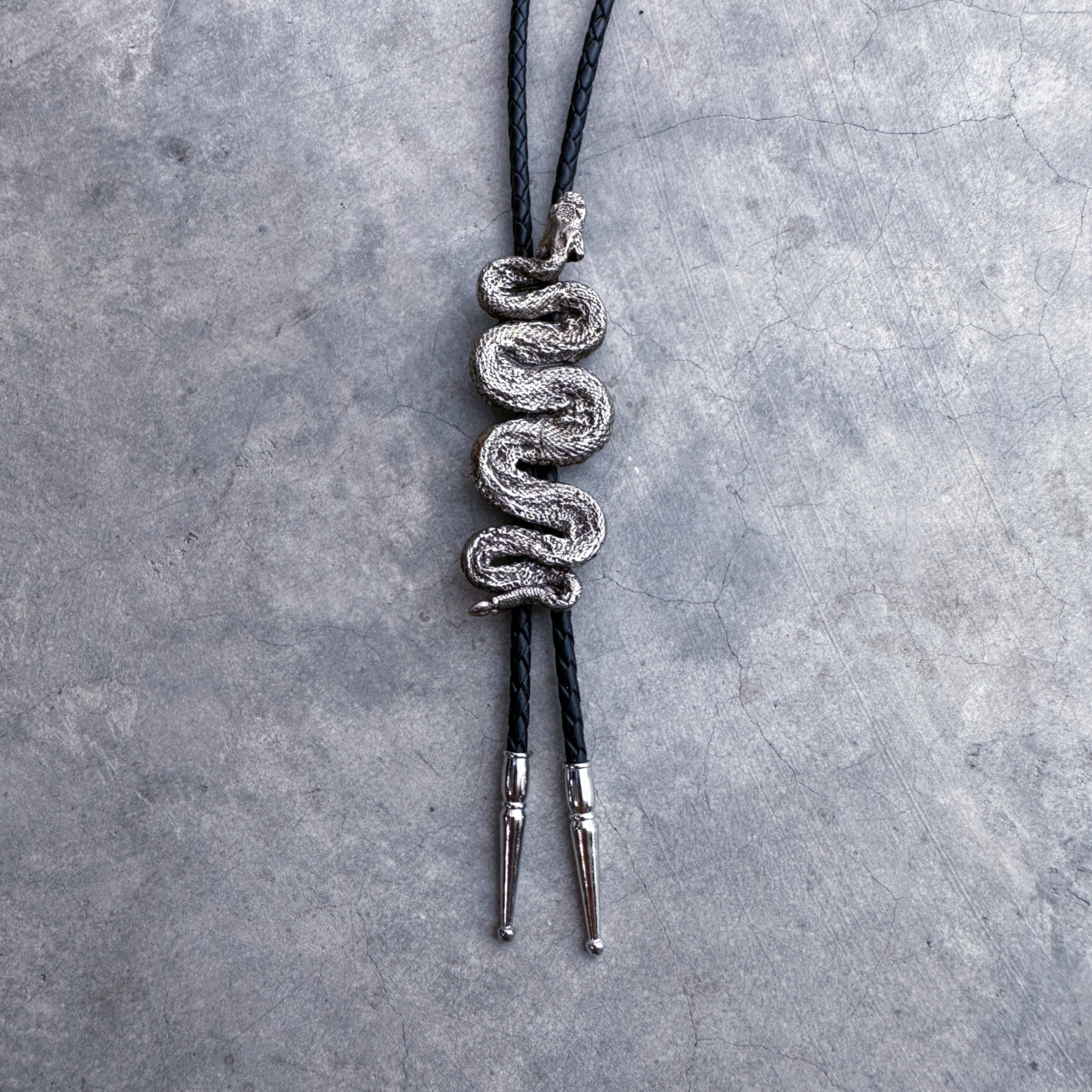 Rattlesnake Bolo Tie