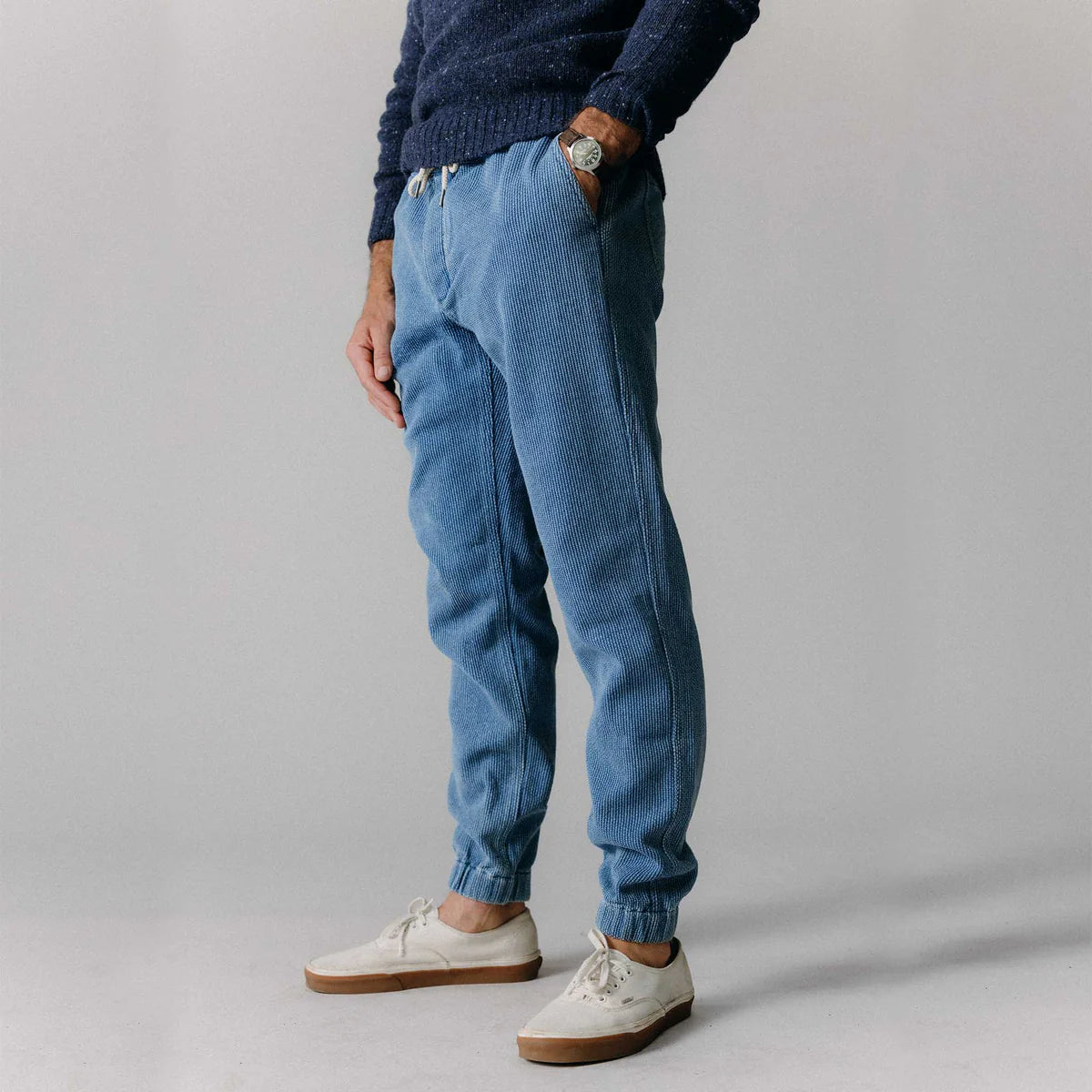 Taylor Stitch- The Apres Pant in Wahed Indigo Sashiko