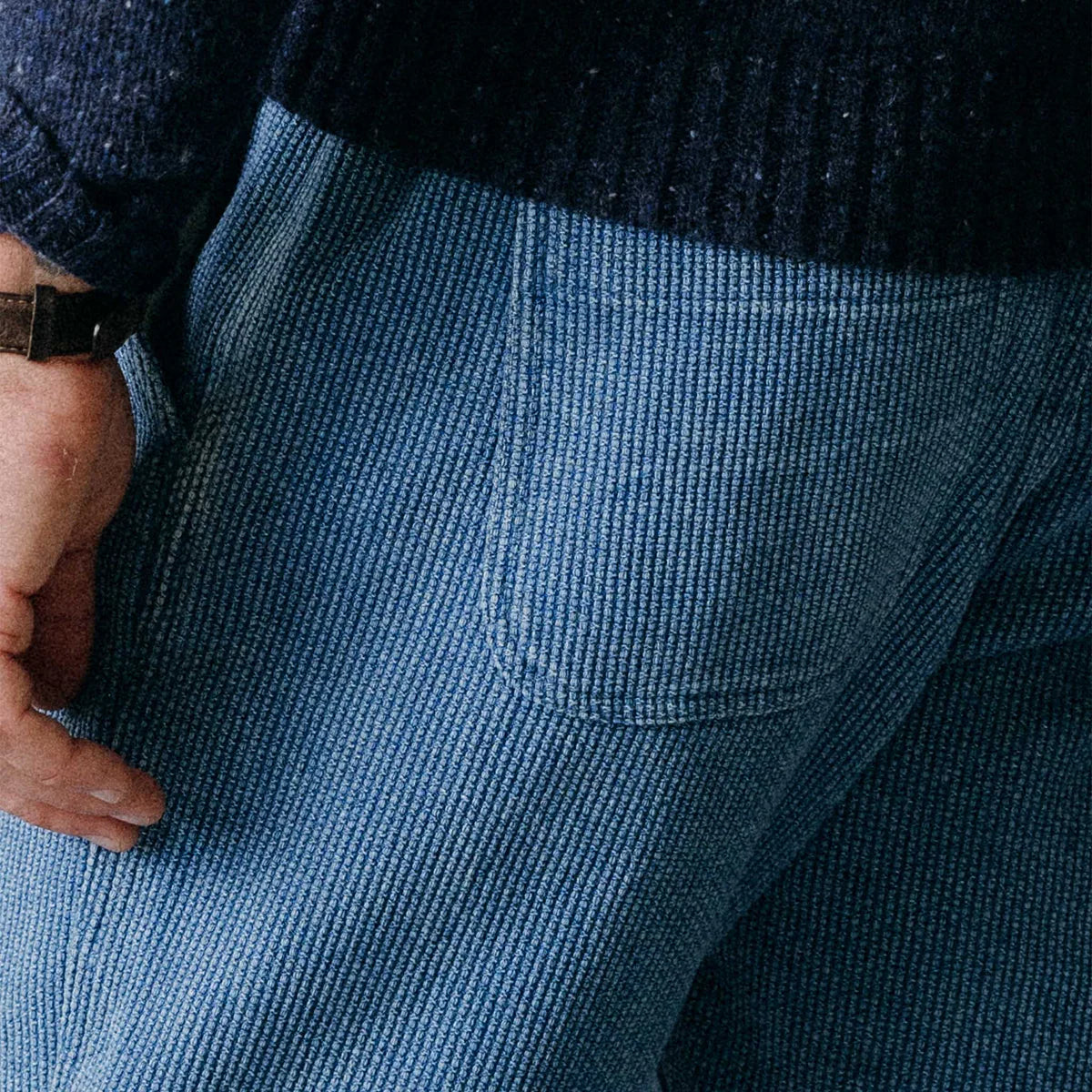 Taylor Stitch- The Apres Pant in Wahed Indigo Sashiko