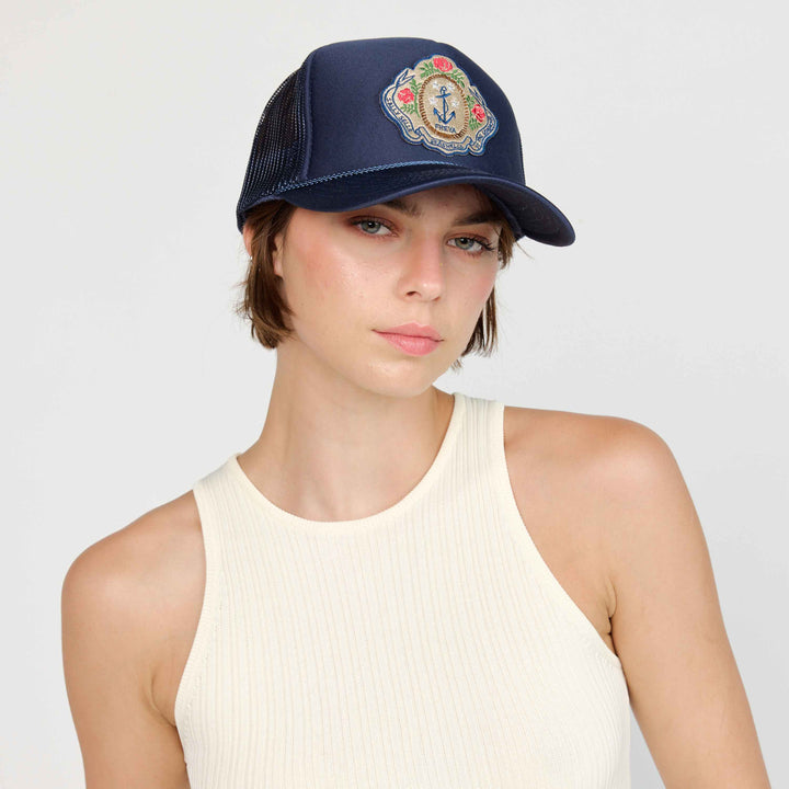 Trucker Hat, Sally Sells Seashells (Made to order - Immediates available)