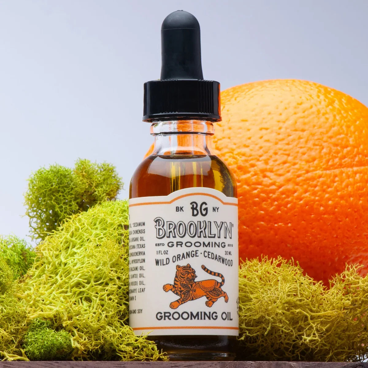 Wild Orange and Cedarwood Hair and Beard Grooming Oil