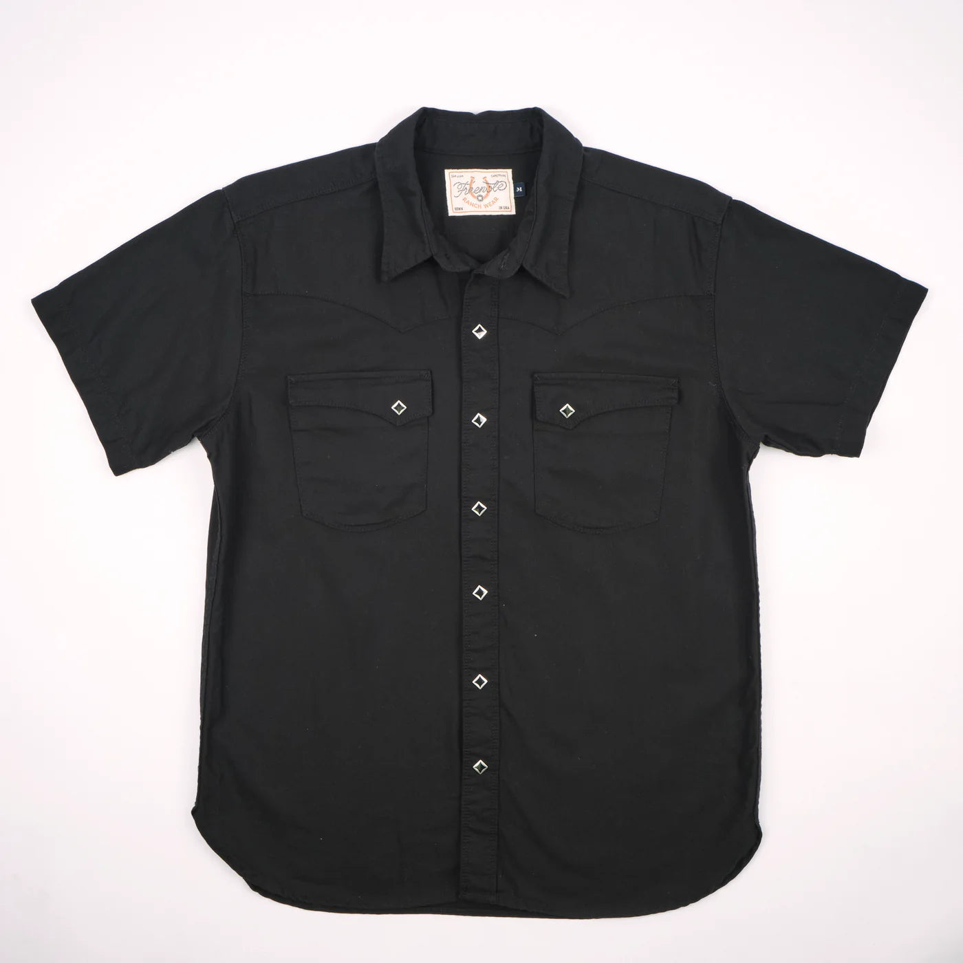 Calico Short Sleeve in Black Denim