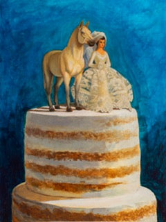 Kym Day “Horsegirl Wedding Cake”