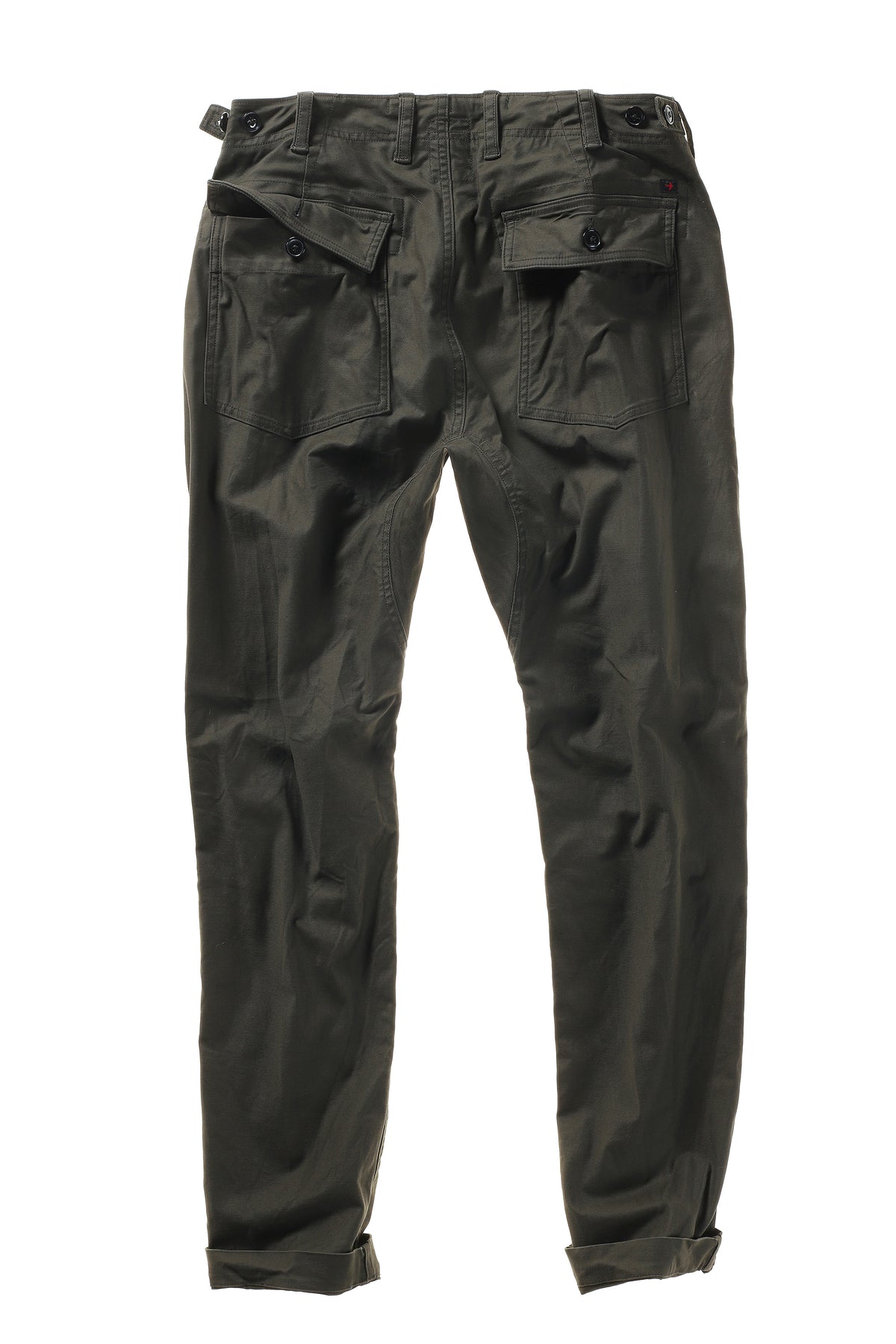 Relwen Supply Pant in Dark Smoke — back view