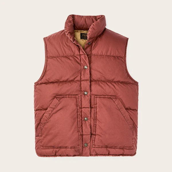 Women's Heritage Cotton Down Vest in Smoked Paprika