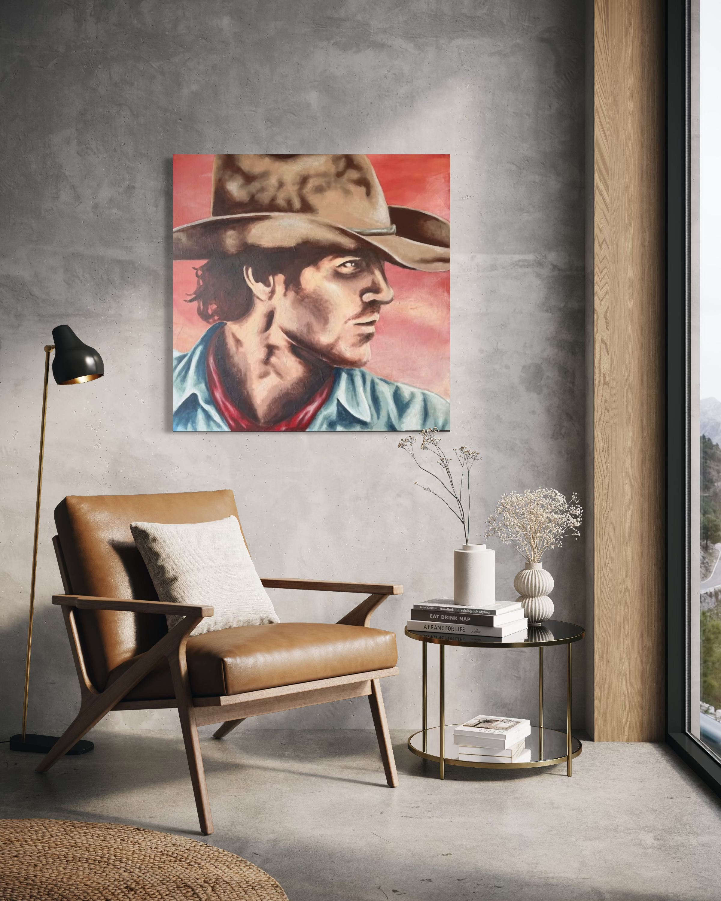 "Painting of a Cowboy" by Brandon Owen