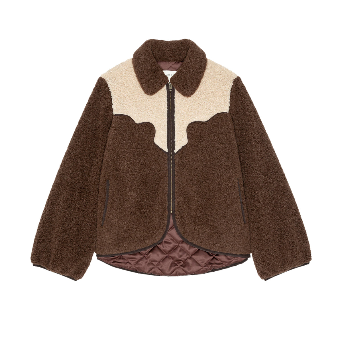 BROWN W/ CREAM