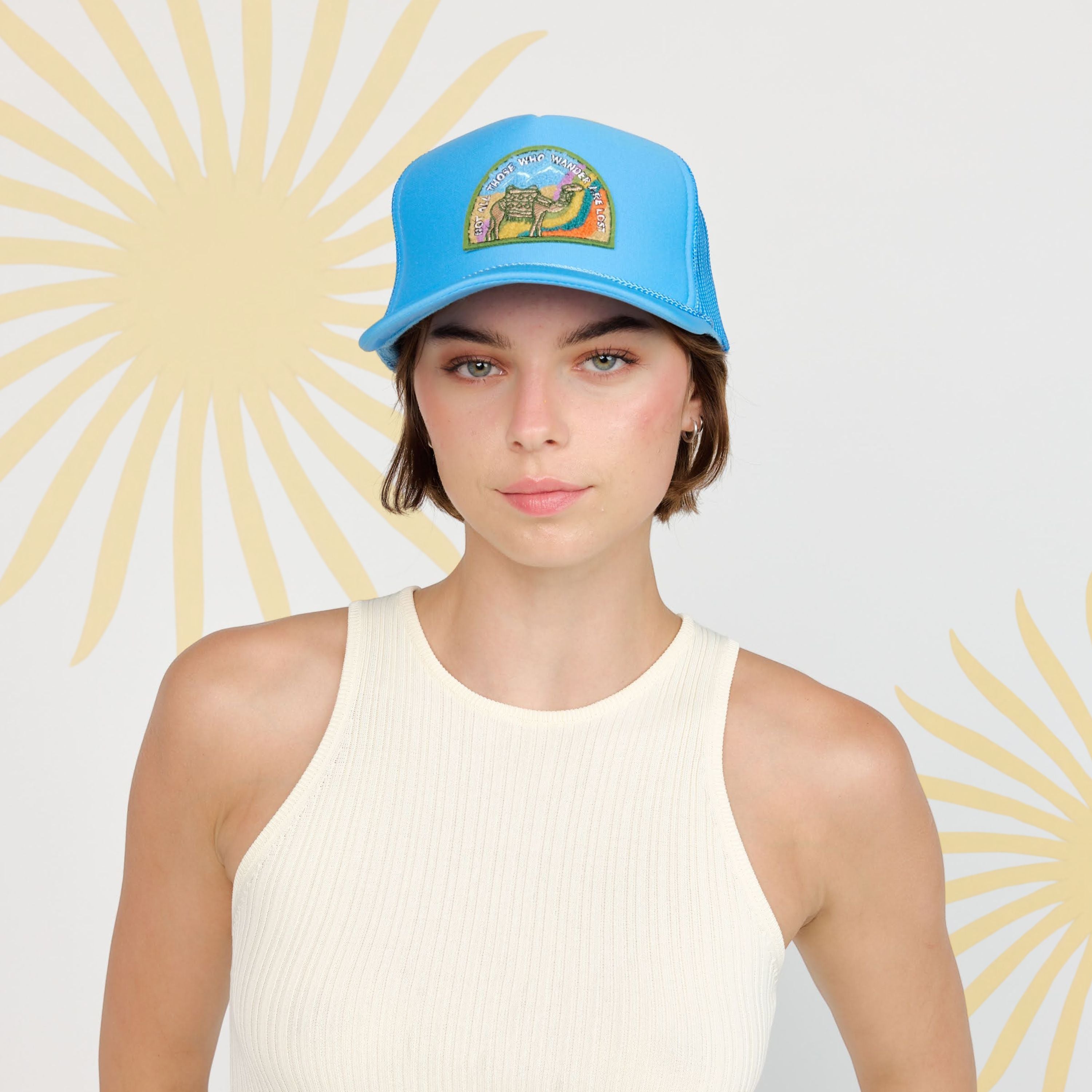 Trucker Hat, Not All Who Wander (Made to order - Immediates available)