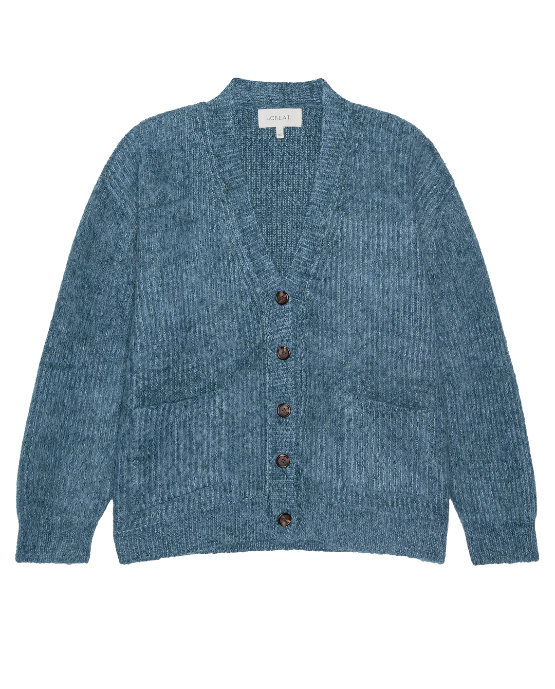 The Great - The Brushed Melange Cardigan