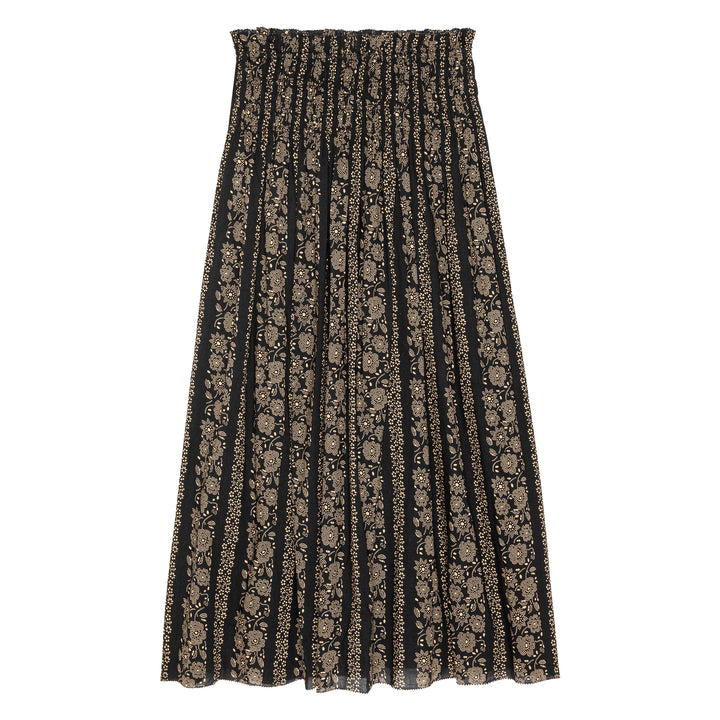 BLACK & CREAM TOKEN FLORAL