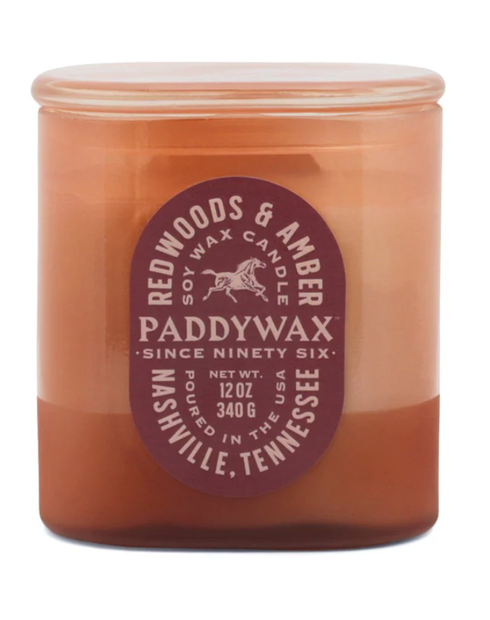 Paddywax- Vista 12 oz Candle - Redwoods + Amber
