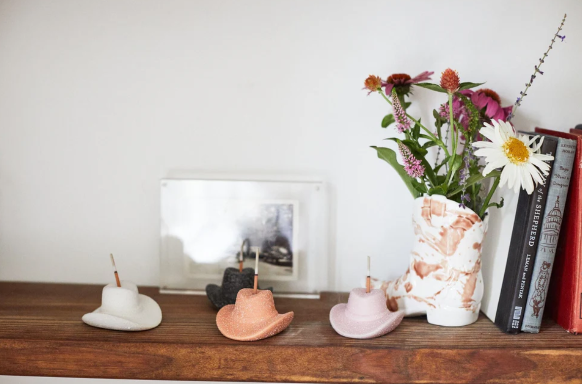 Cowboy Hat Incense Holder