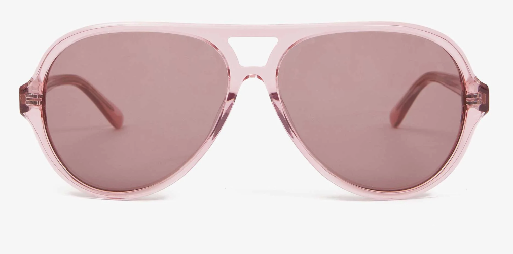 Clare V. -Lizzie Sunglasses- Dark Rose