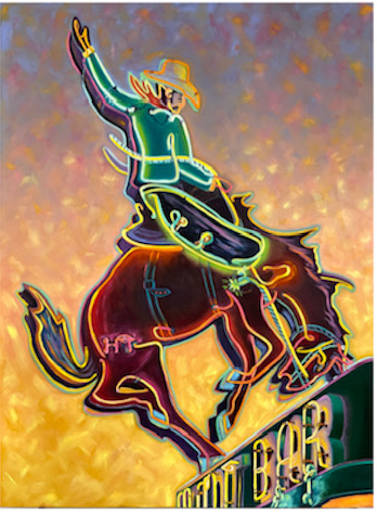 "Mint Bar" 48" H x 36" W