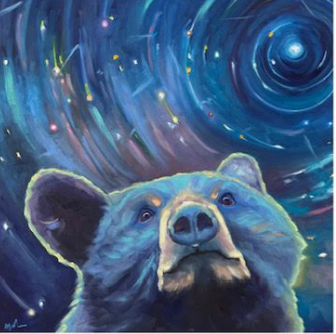 "Star Gazer" 12" x 12"