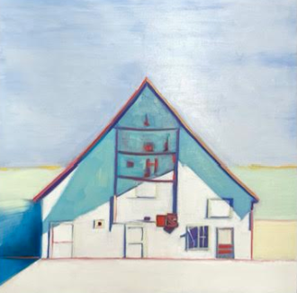 "Barn" 20" x 20"