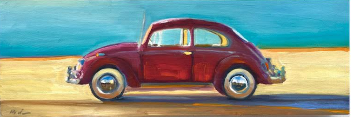 MB Warner 4" x 12" Oil on Panel