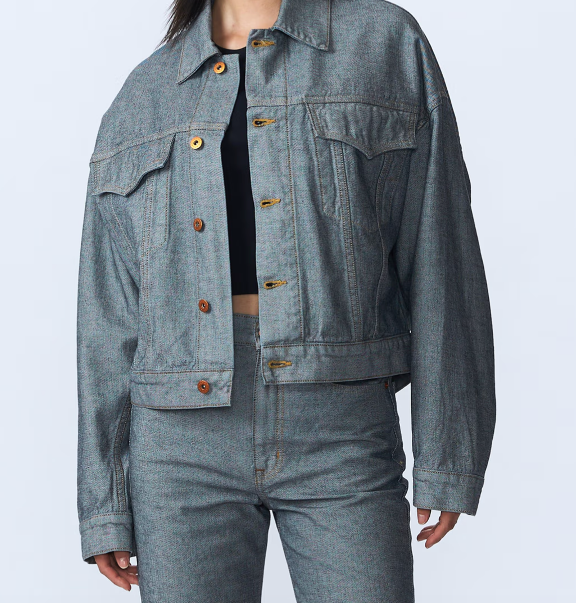 SLVRLAKE- Detroit Trucker-Night Reverse Gray