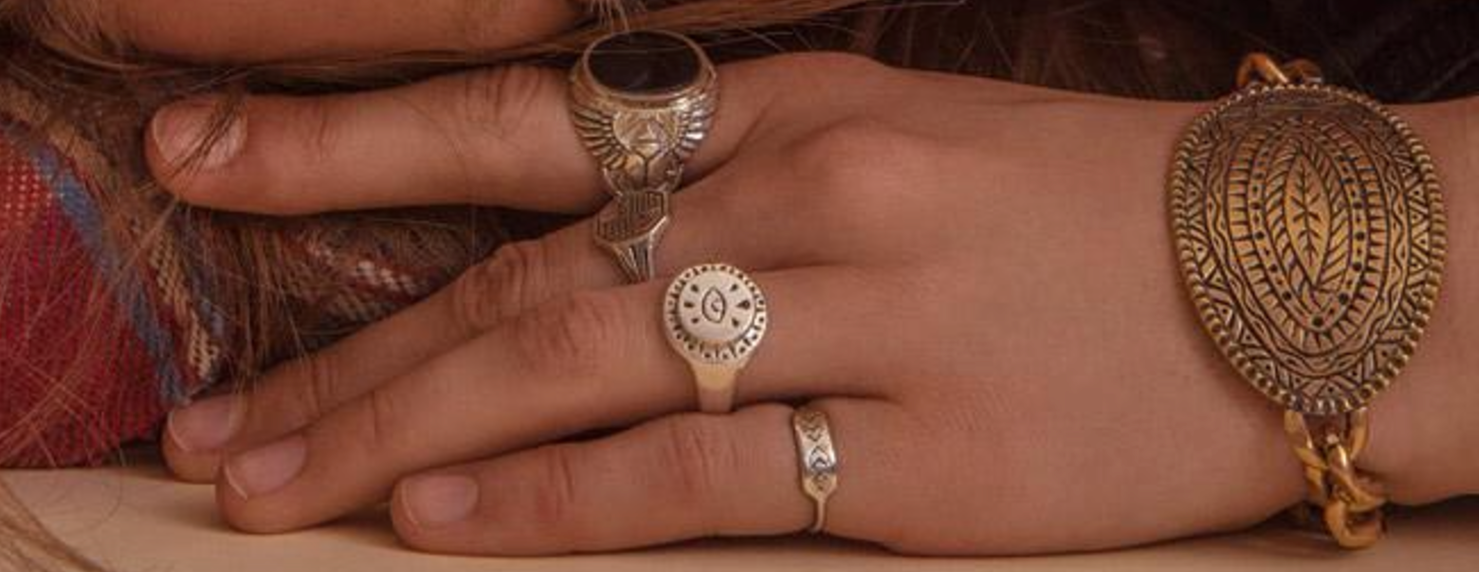 LHN- Dendera ID Bracelet- Brass
