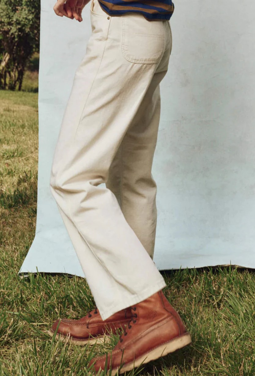 The Great. WorkWear Jean- Natural Hemp