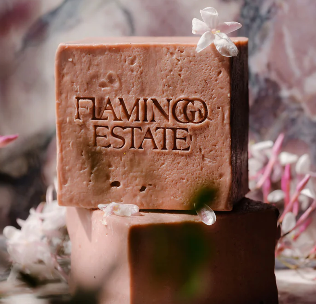 Flamingo Estate- Jasmine & Damask Rose Bar Soap
