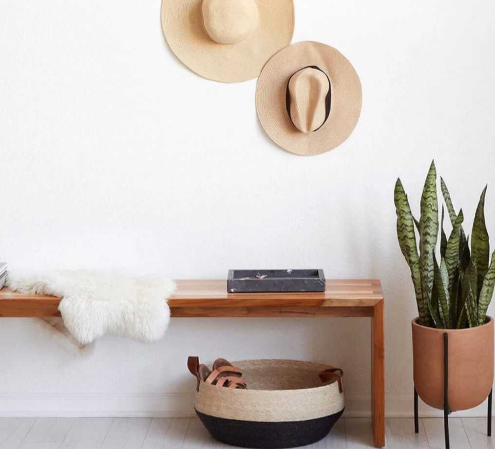 Mercado Floor Baskets- Black- Set of 2 M/L