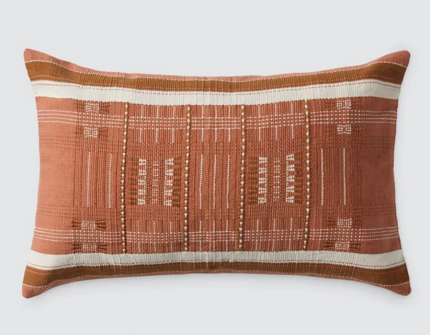 The Citizenry- Mora Lumbar Pillow 12" x 20"