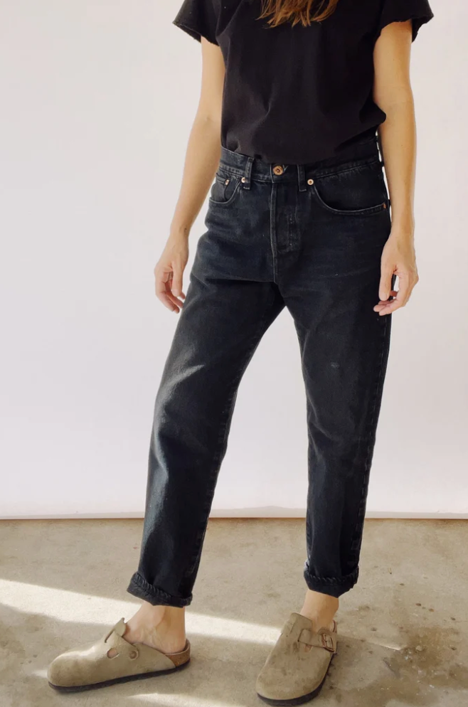 Hey Gang- The Loose Crop Washed Black