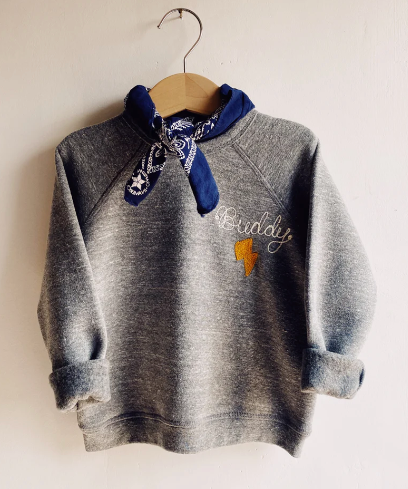 Hey Gang- The Kids Sweatshirt PE Grey