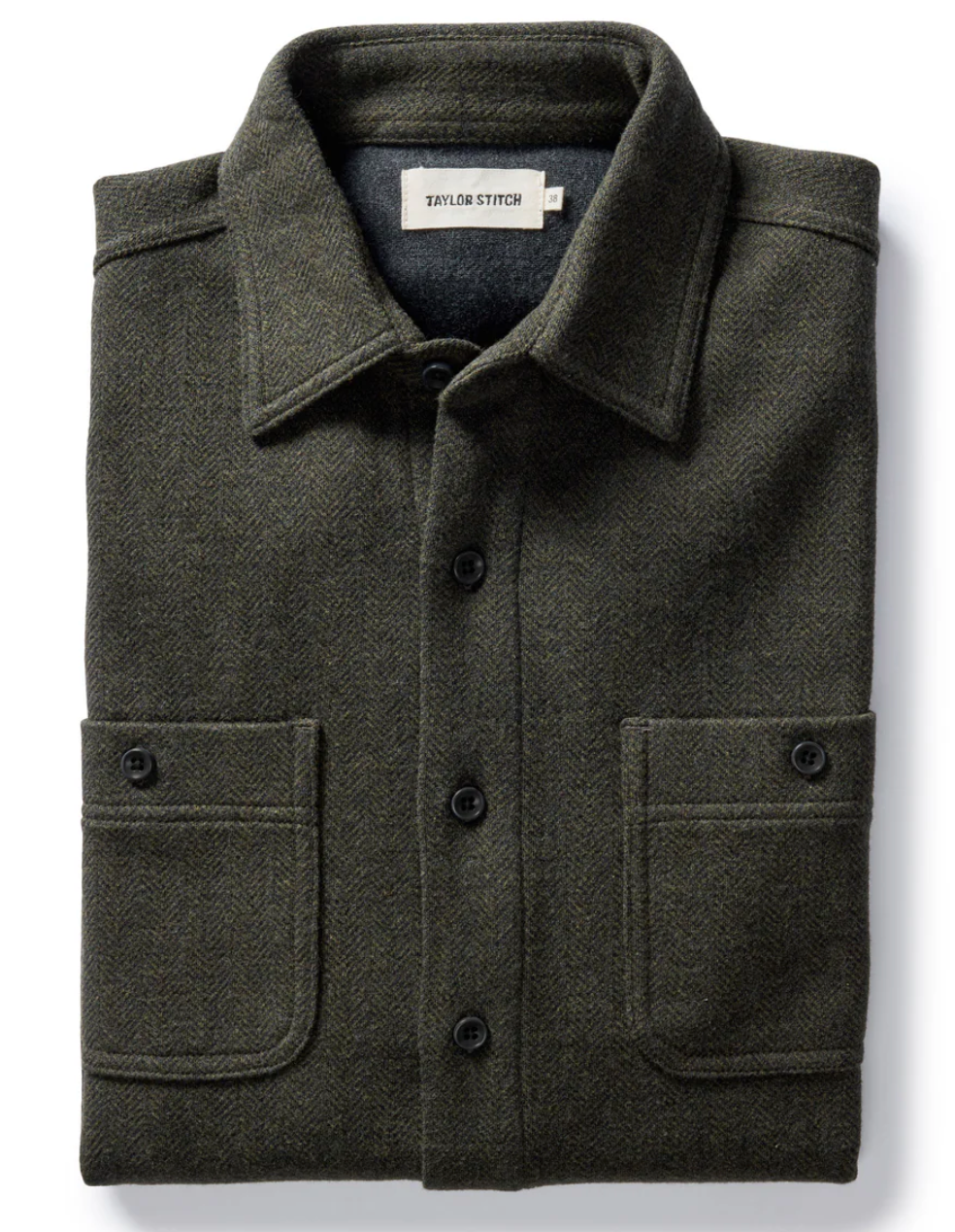 Taylor Stitch- The Coastline Knit Shirt in Heather Army