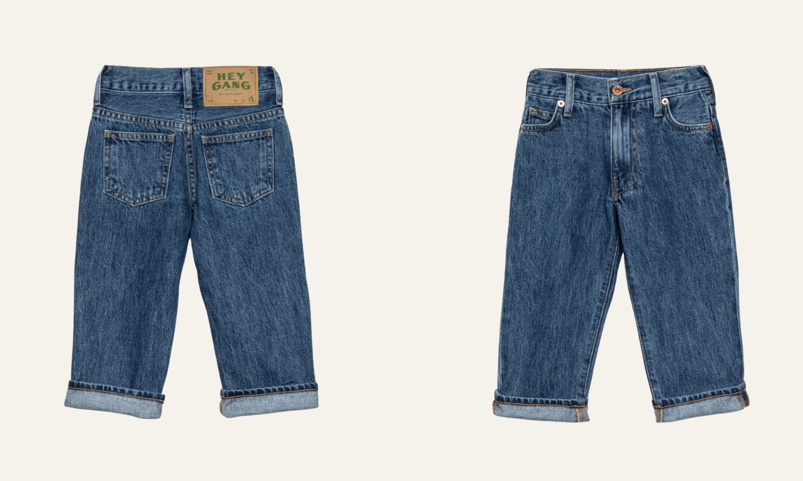 Hey Gang- The Kids Jeans- Washed