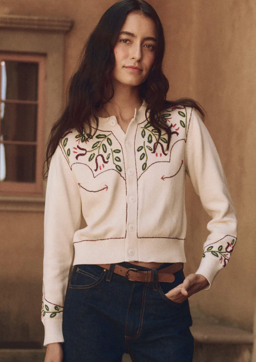 The Great. The Western Beaded Cardigan