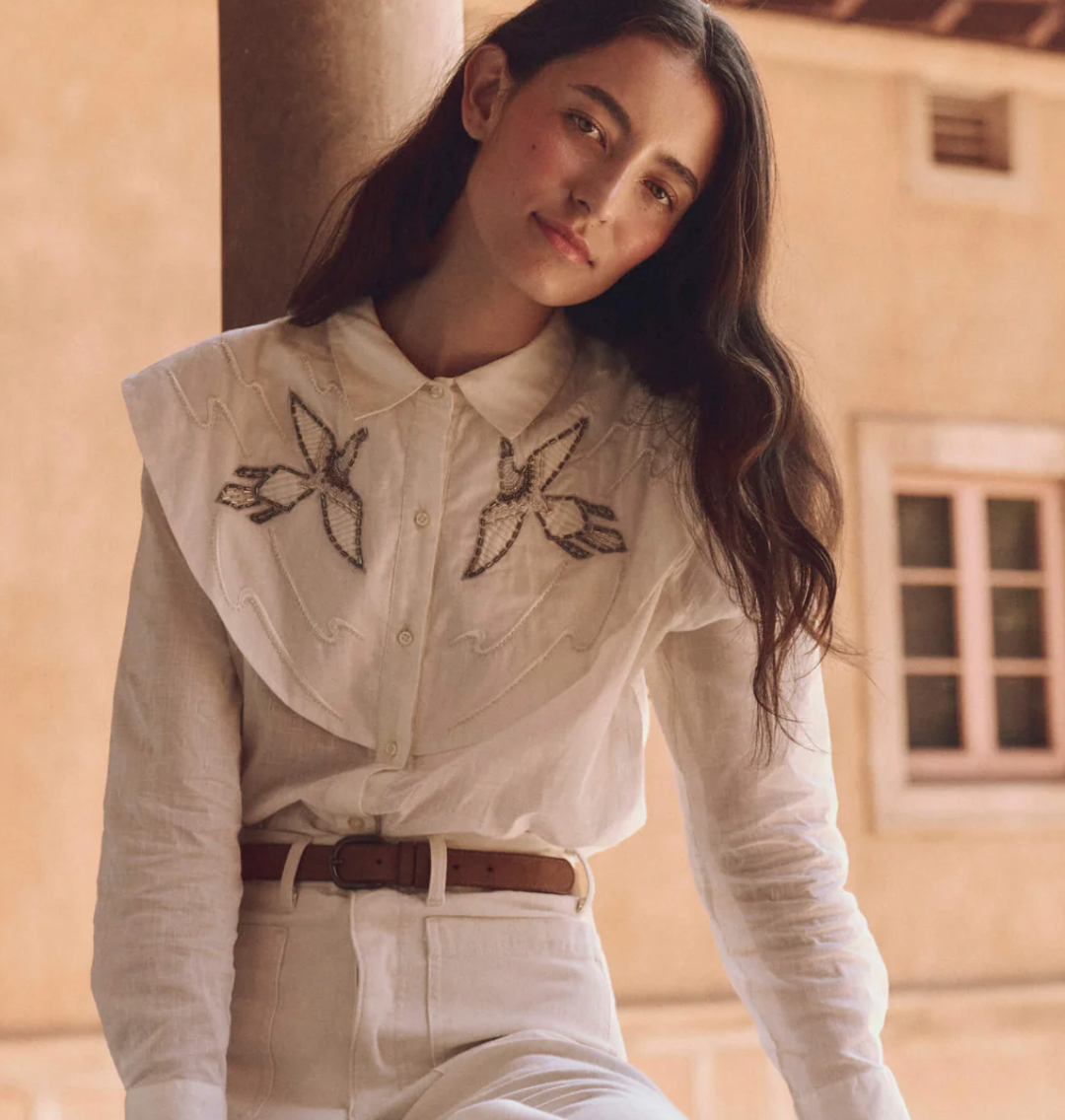 The Great. The Beaded Partridge Shirt