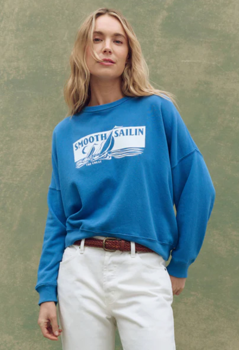 The Great. Smooth Sailing Teammate Sweatshirt