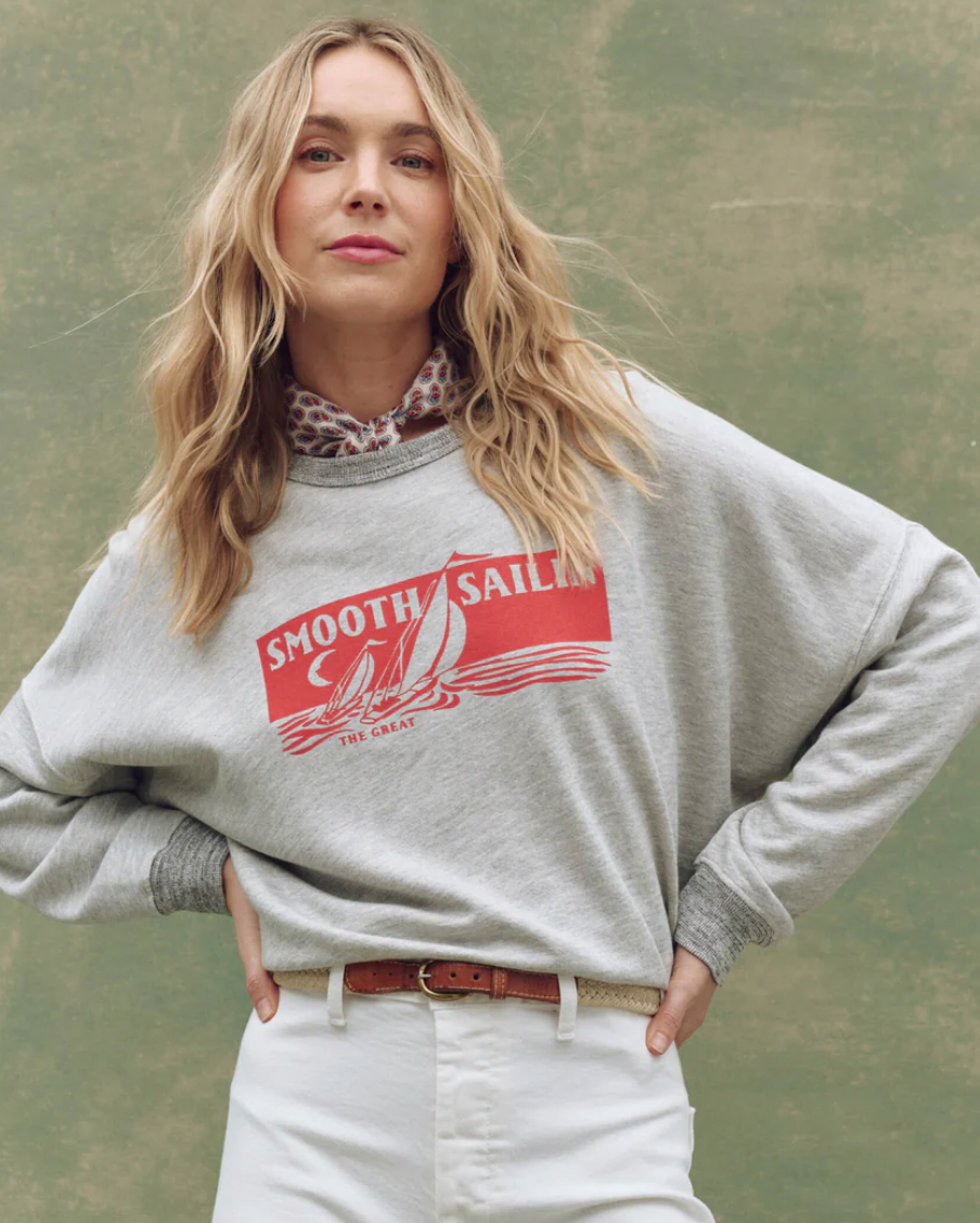 The Great. Smooth Sailing Teammate Sweatshirt