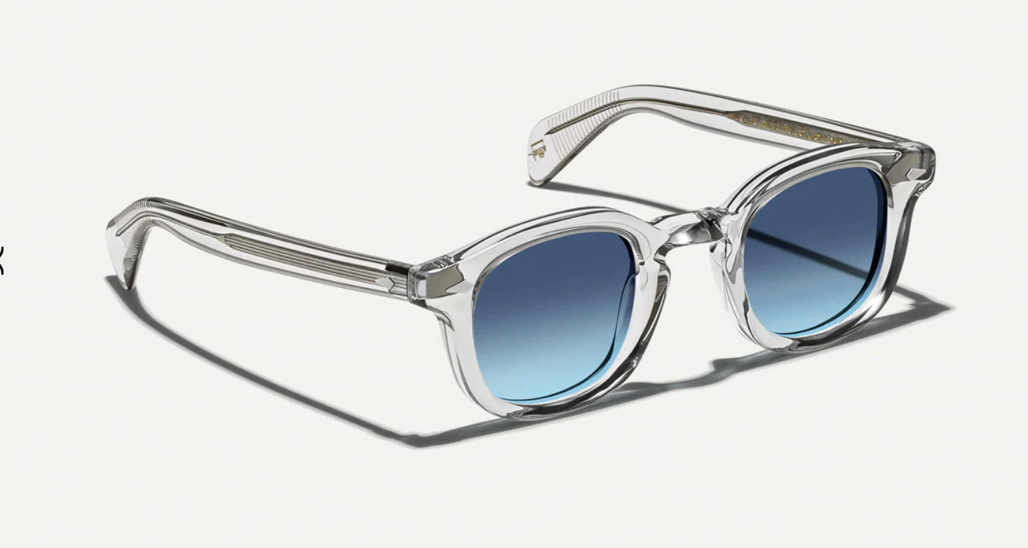 MOSCOT- Mekler Sun Light Grey- Denim Blue