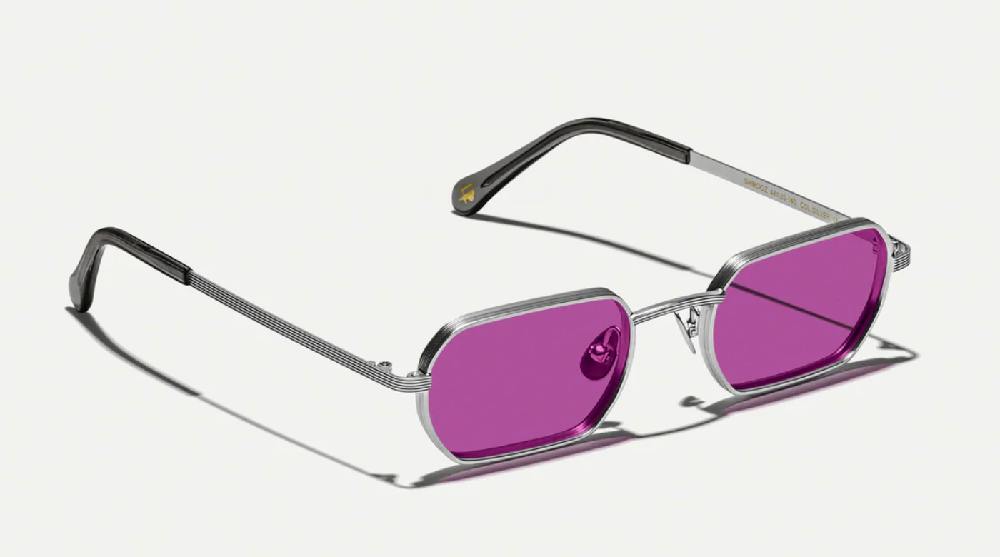 MOSCOT- Shmooz Sun Silver Purple